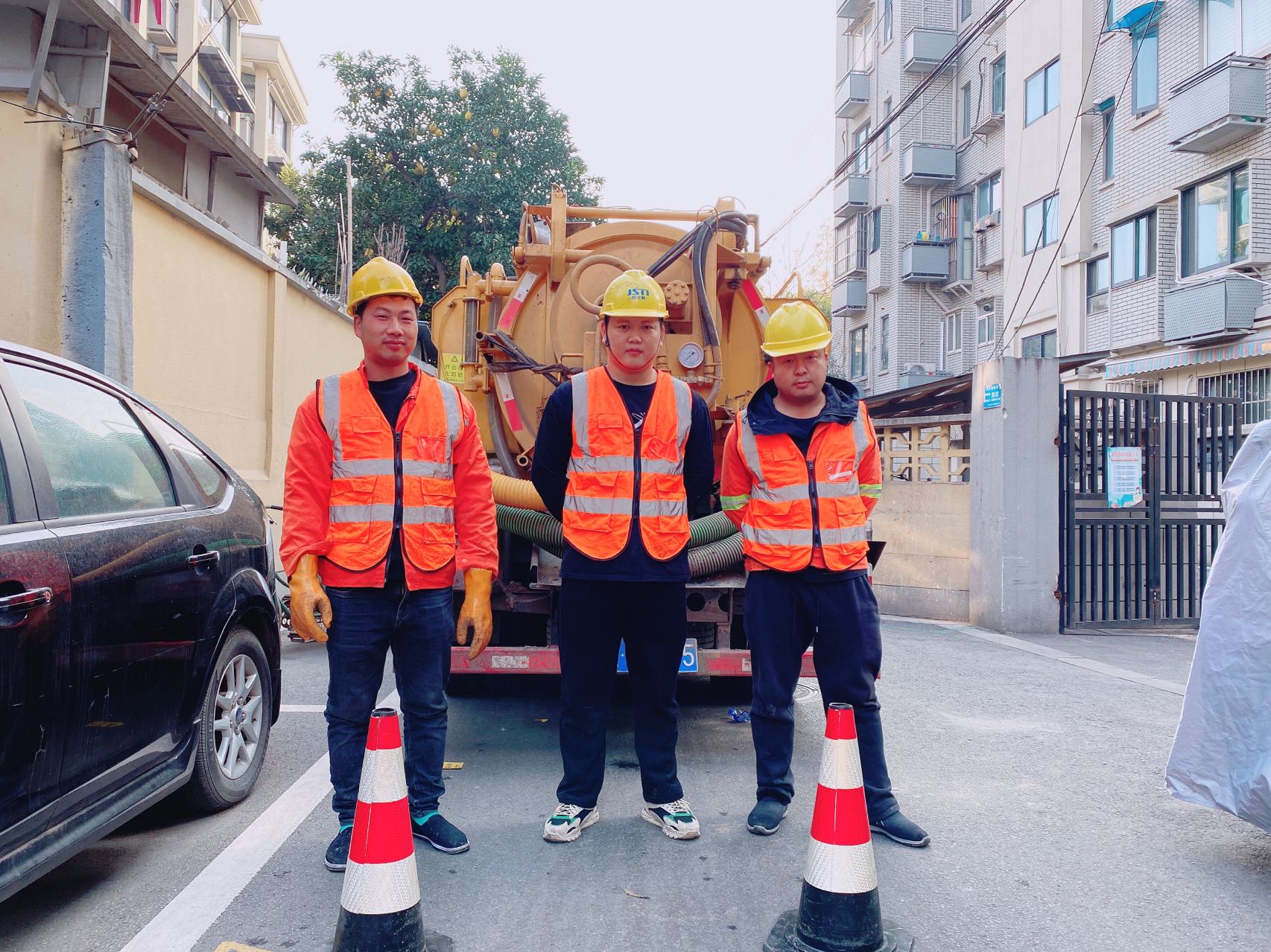 香铺营南京某小区管道清淤检测施工